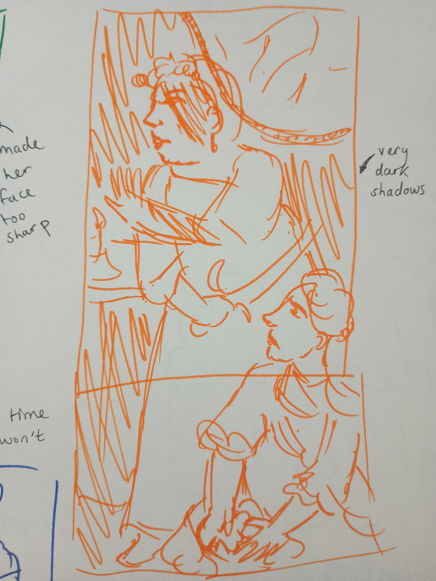 Sketch of 'Judith and her Maidservant